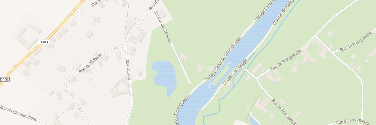 Plan du 3 Sen des Moines à Honnecourt-sur-Escaut
