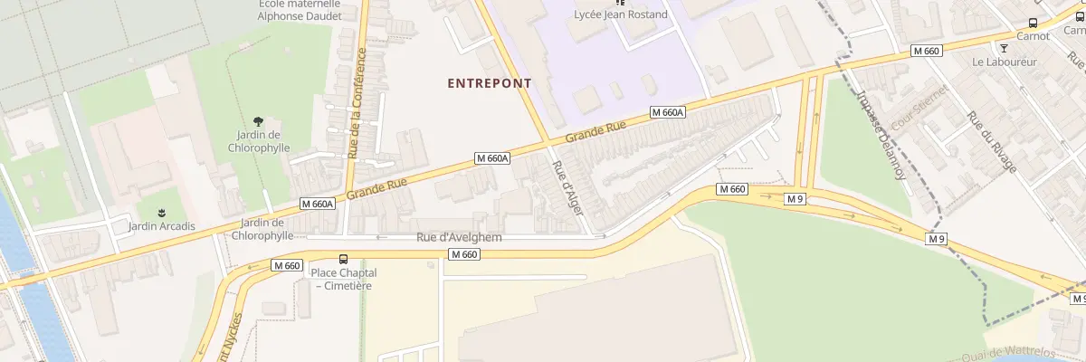 Plan du 21 Rue d’Alger à Roubaix