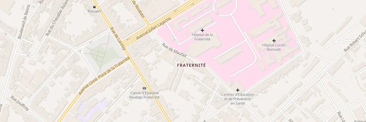 Plan du 40B Rue de Maufait à Roubaix