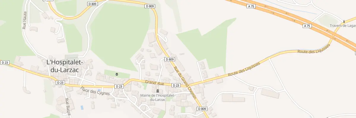 Plan du 11 Rue Du Grand Chemin à L’Hospitalet-du-Larzac