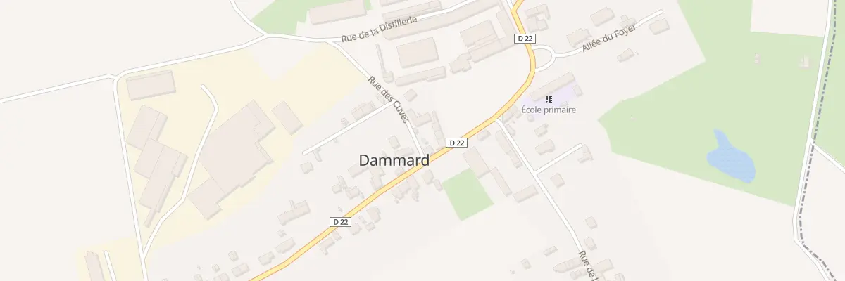 Plan du 10 Rue de Chézy à Dammard