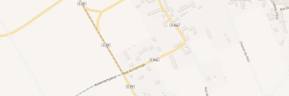 Plan du 62 Rue du Carrouge à Savins
