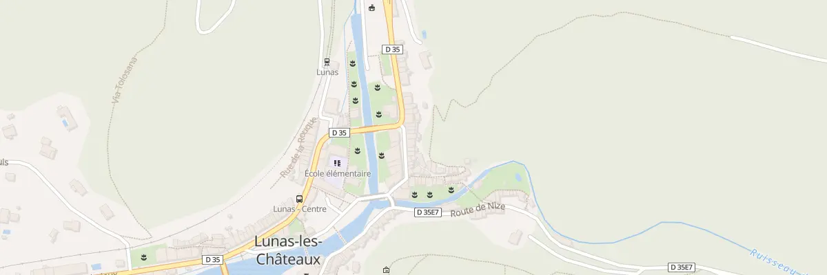 Plan du 5019 Le Village à Lunas-les-Châteaux