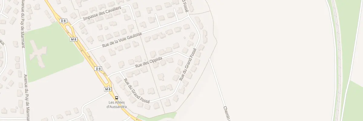 Plan du 9 Rue du Grand Fossé au Cendre