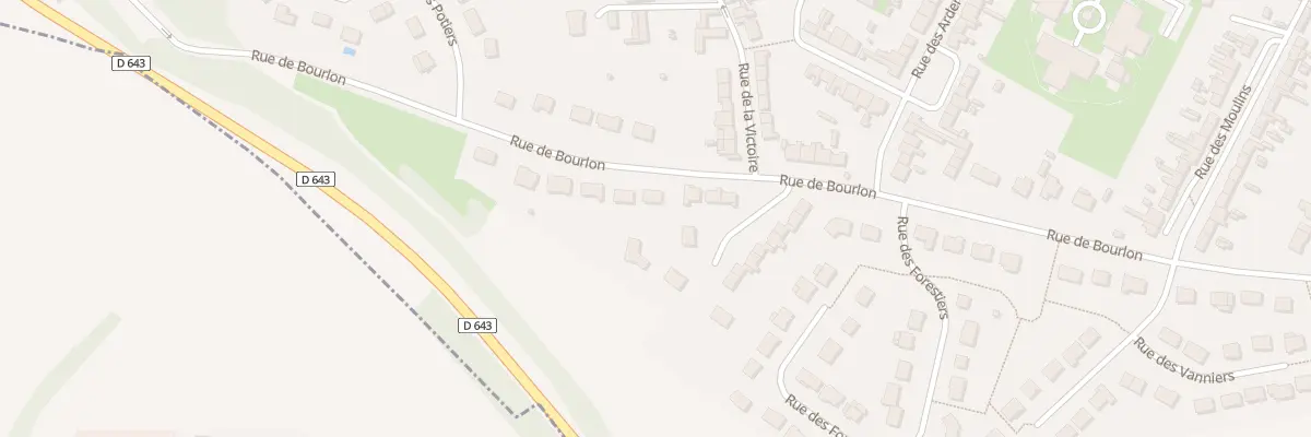 Plan du 982 Rue de Bourlon à Raillencourt-Sainte-Olle