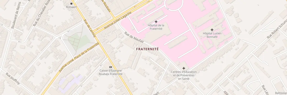 Plan du 44 Rue de Maufait à Roubaix