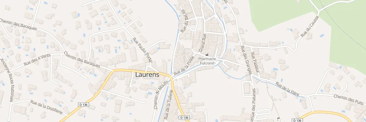 Plan du 5 Rue de la Boucherie à Laurens