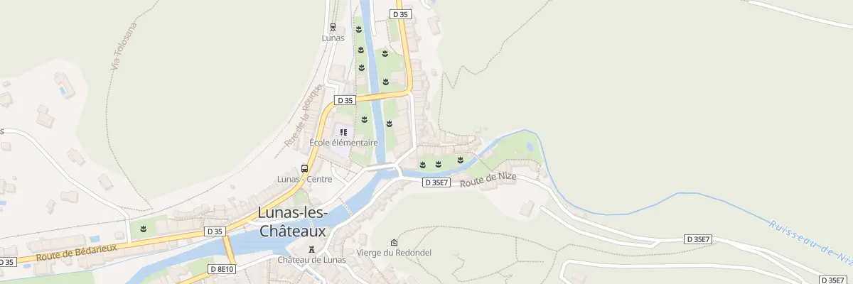 Plan du 5026 Le Village à Lunas-les-Châteaux