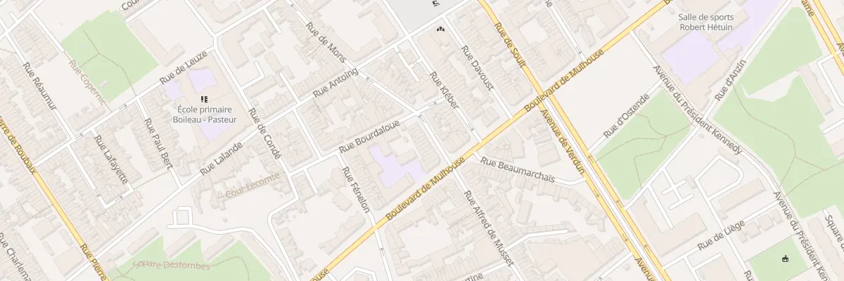 Plan du 82 Rue de Mons à Roubaix