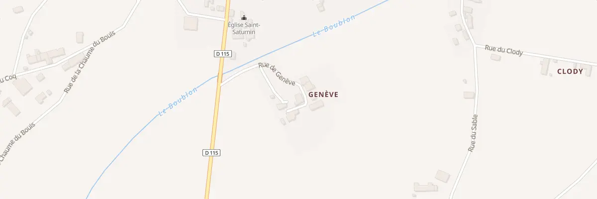 Plan du 4 Rue de Genève à Fourilles