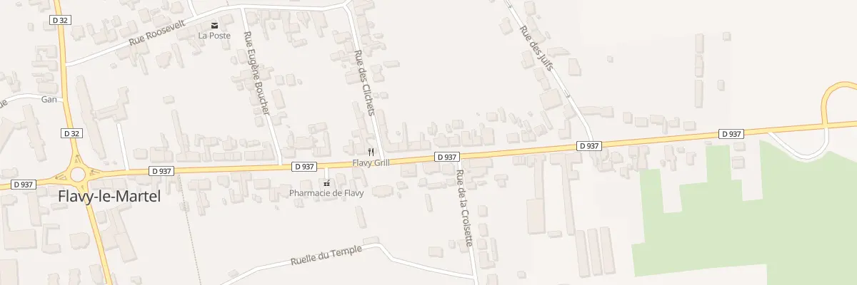 Plan du 28 Rue André Brûlé à Flavy-le-Martel