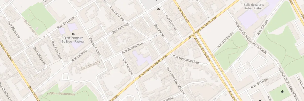 Plan du 84 Rue de Mons à Roubaix