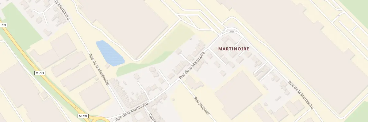 Plan du 338 Rue de la Martinoire à Wattrelos