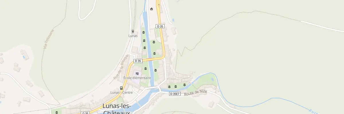 Plan du 5016 Le Village à Lunas-les-Châteaux