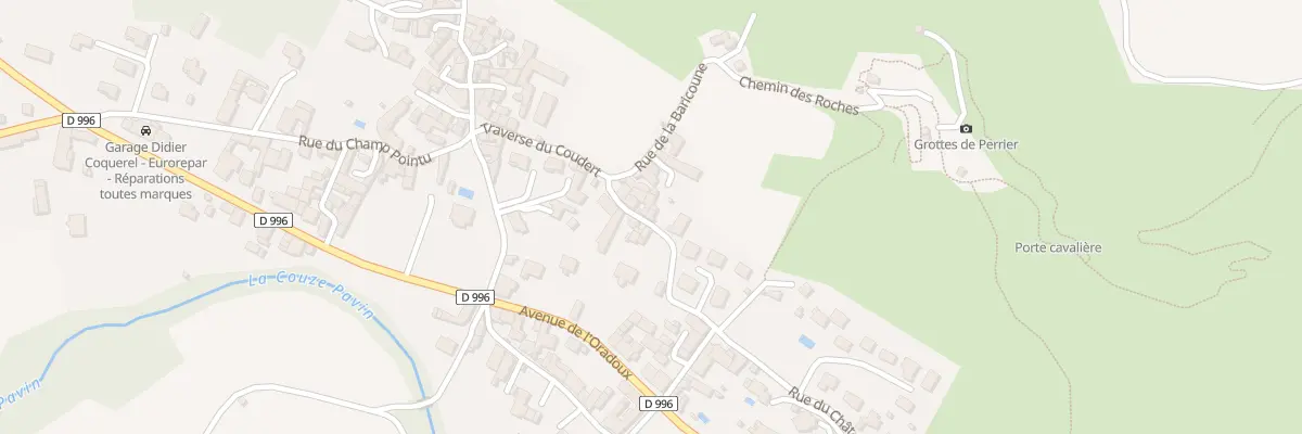 Plan du 14 Rue du Château à Perrier