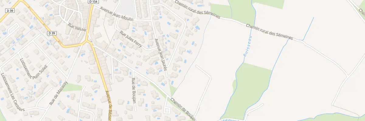 Plan du 19 Rue Emile Zola à Corneilhan