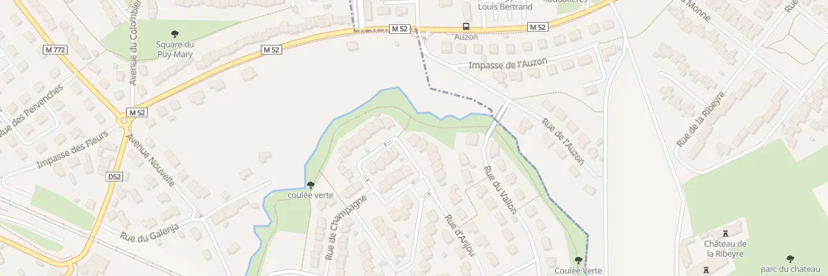 Plan du 22 Rue d’Anjou au Cendre