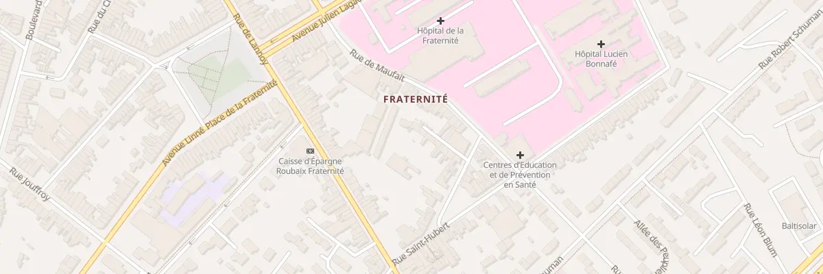 Plan du 7 Imp Duquesne Rue du Pont Rouge à Roubaix
