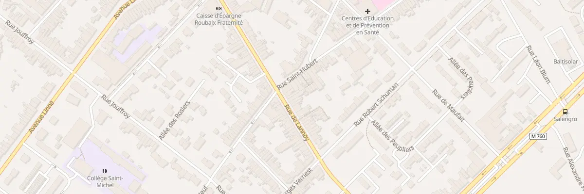 Plan du 481B Rue de Lannoy à Roubaix