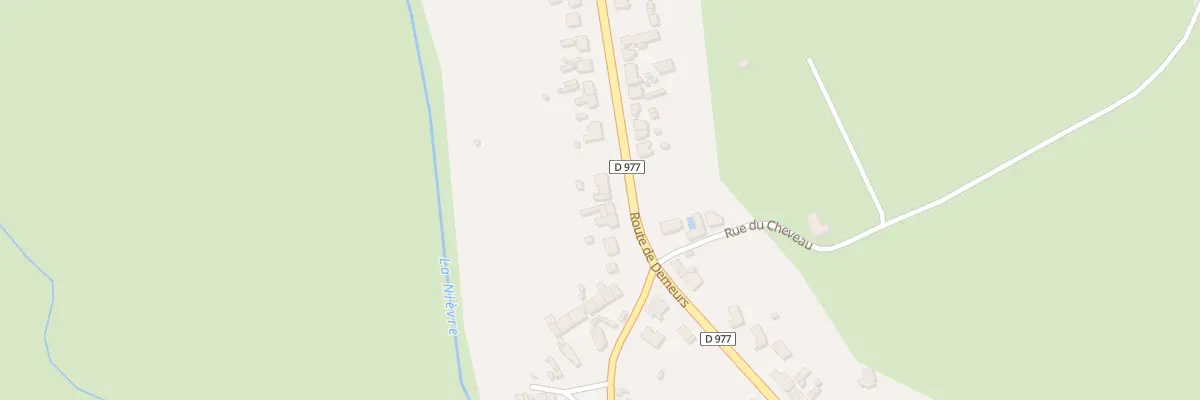 Plan du 110 Rte de Demeurs à Urzy
