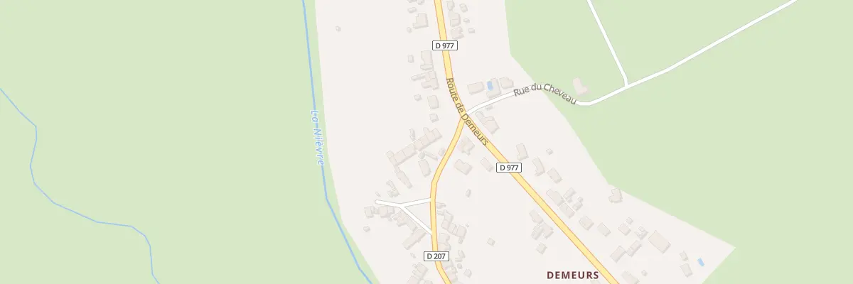 Plan du 6 Rue de l’Usine à Urzy