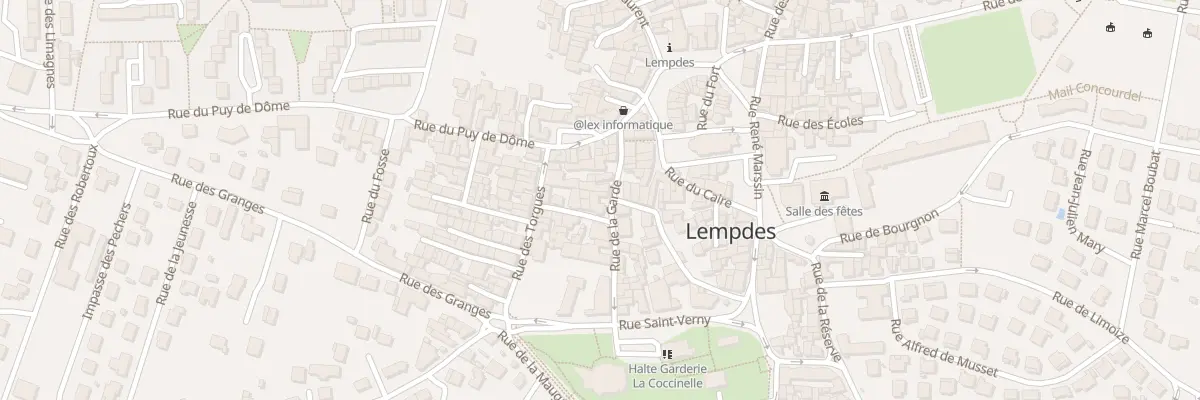 Plan du 2 Rue Notre-Dame à Lempdes