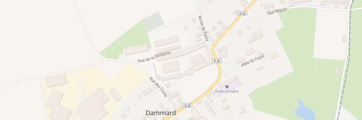 Plan du 1 Rte de Passy à Dammard