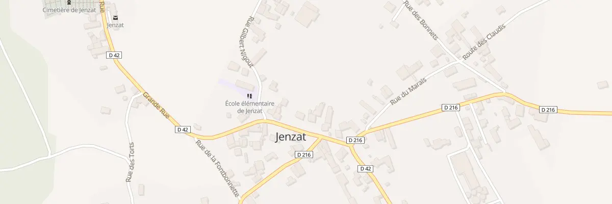 Plan du 35 Rue Grande Rue à Jenzat