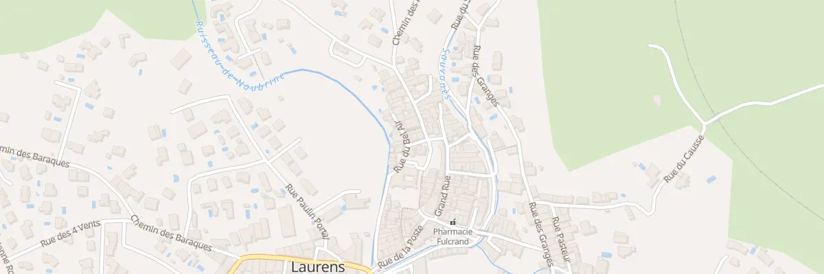 Plan du 2 Rue Jules Ferry à Laurens