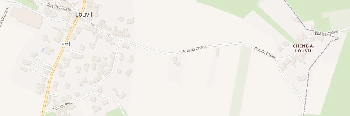 Plan du 150 Rue du Chêne à Louvil