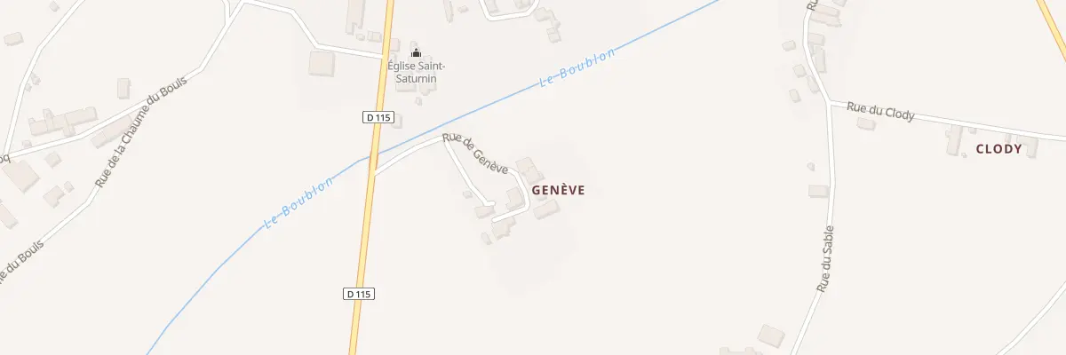 Plan du 3 Rue de Genève à Fourilles