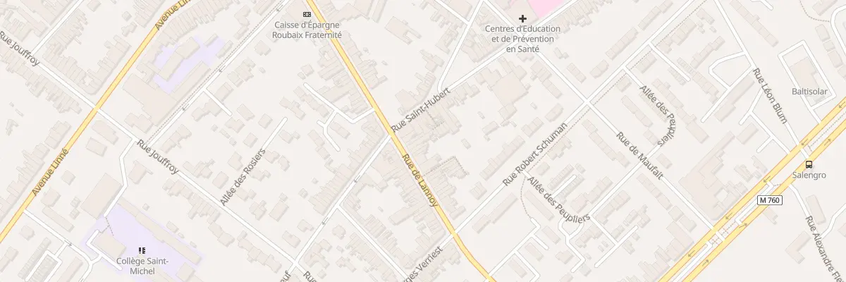 Plan du 483 Rue de Lannoy à Roubaix