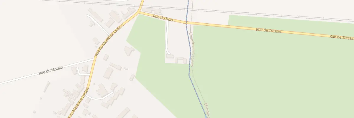 Plan du 2 Rue du Bois à Tressin