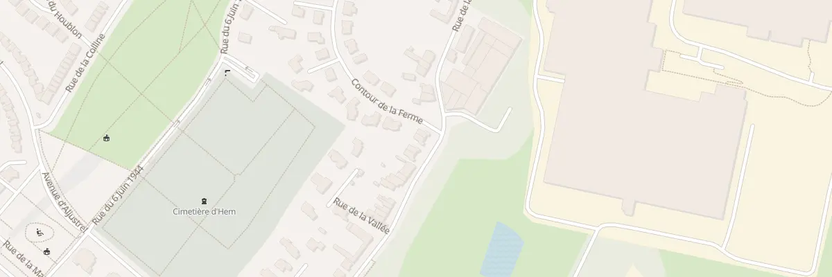 Plan du 105 Rue de la Vallee à Hem
