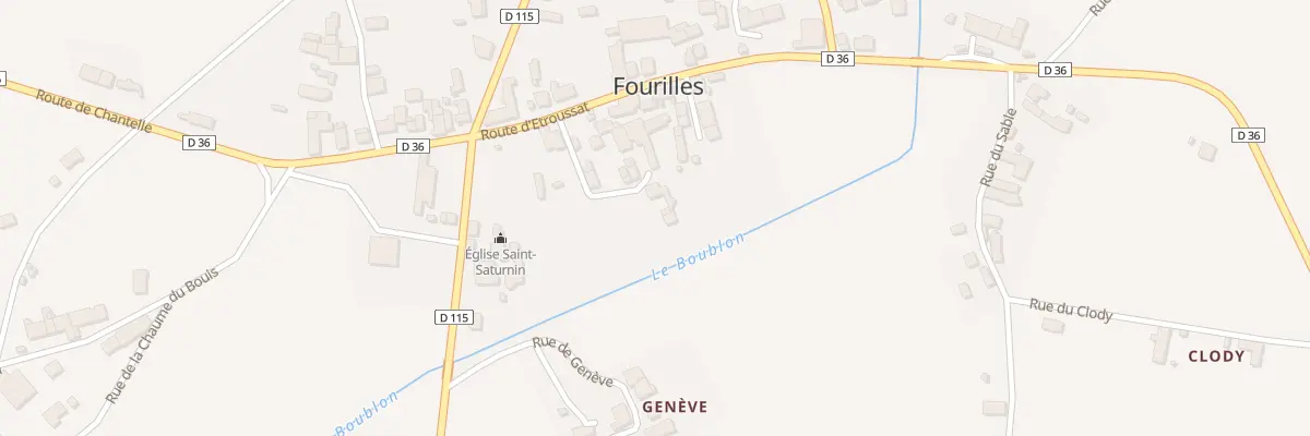Plan du 10 Pass de la Mairie à Fourilles