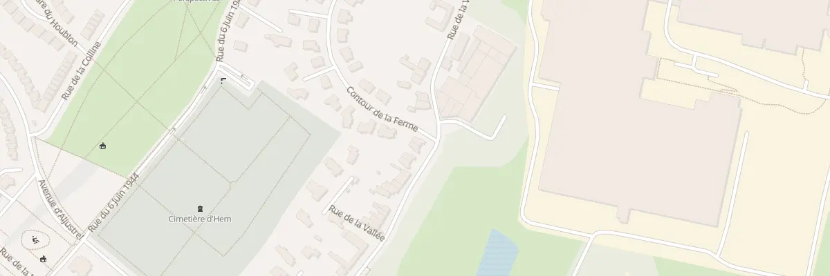 Plan du 107 Rue de la Vallee à Hem