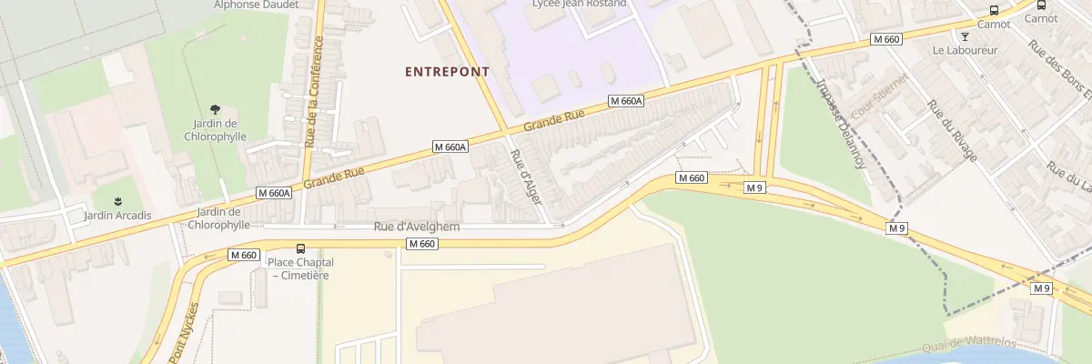 Plan du 10 Rue d’Alger à Roubaix