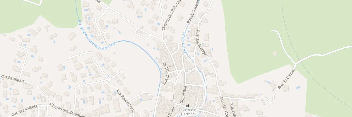 Plan du 34 Gr Grand Rue à Laurens