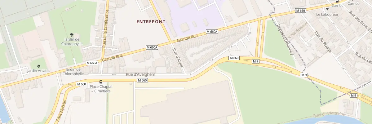 Plan du 6 Rue d’Alger à Roubaix