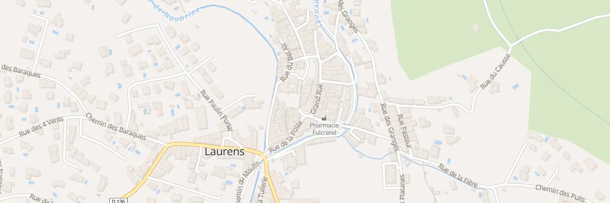 Plan du 4 Rue du Chateau à Laurens