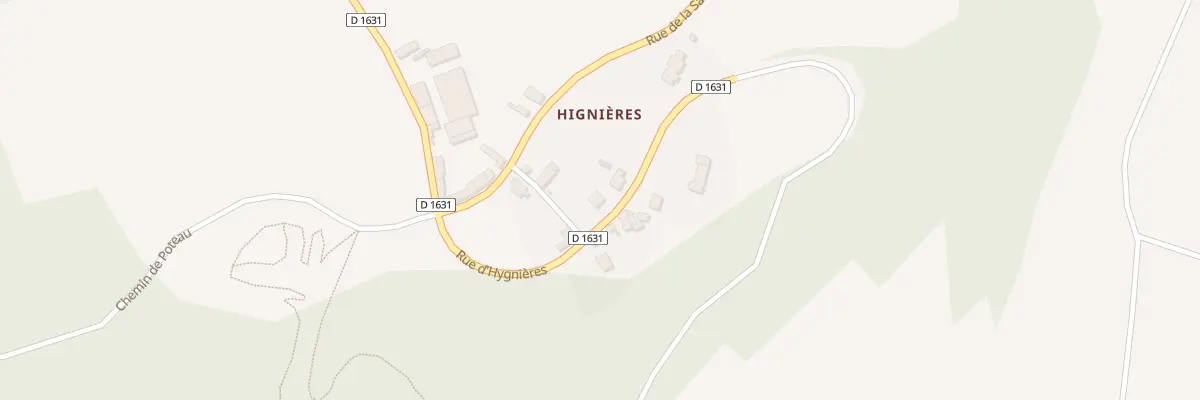 Plan du 52 Rue d’Hygnières à Ambleny