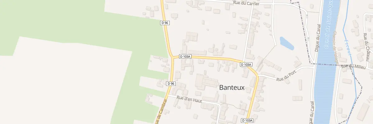 Plan du 749 Rue du Milieu à Banteux