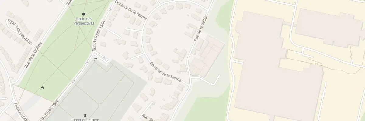 Plan du 125 Rue de la Vallee à Hem