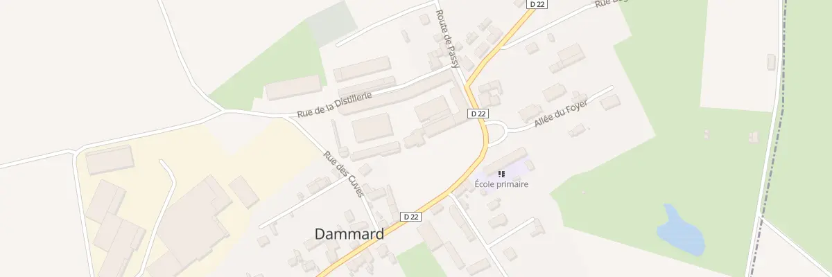Plan du 1 Rte de Passy à Dammard