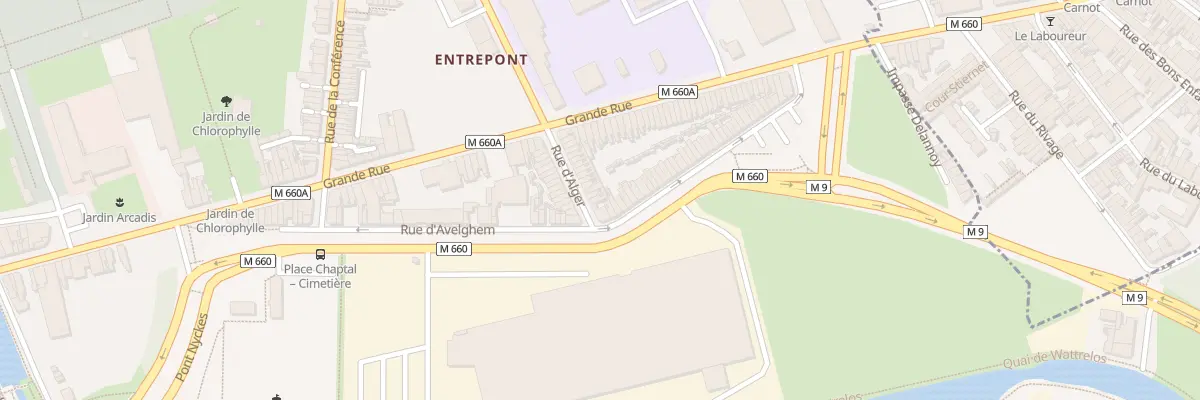 Plan du 2 Rue d’Alger à Roubaix