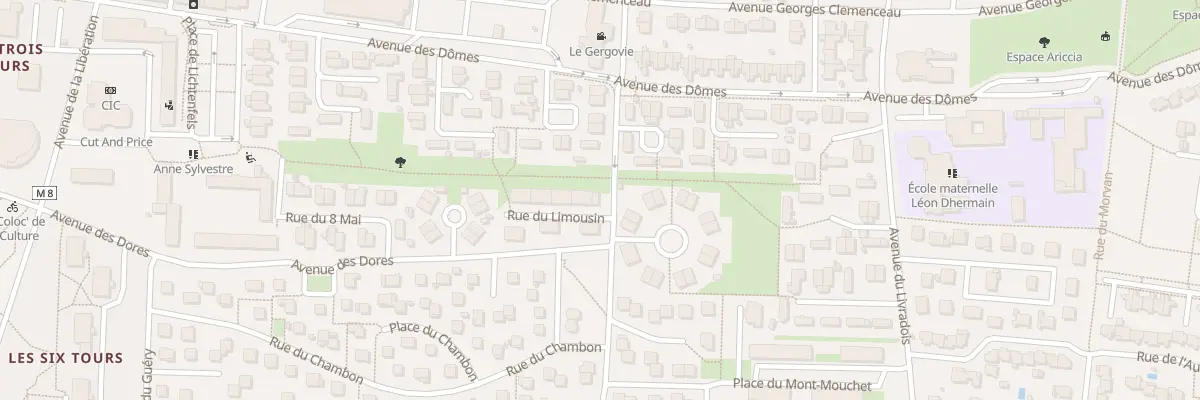 Plan du 3 Rue du Limousin à Cournon-d’Auvergne