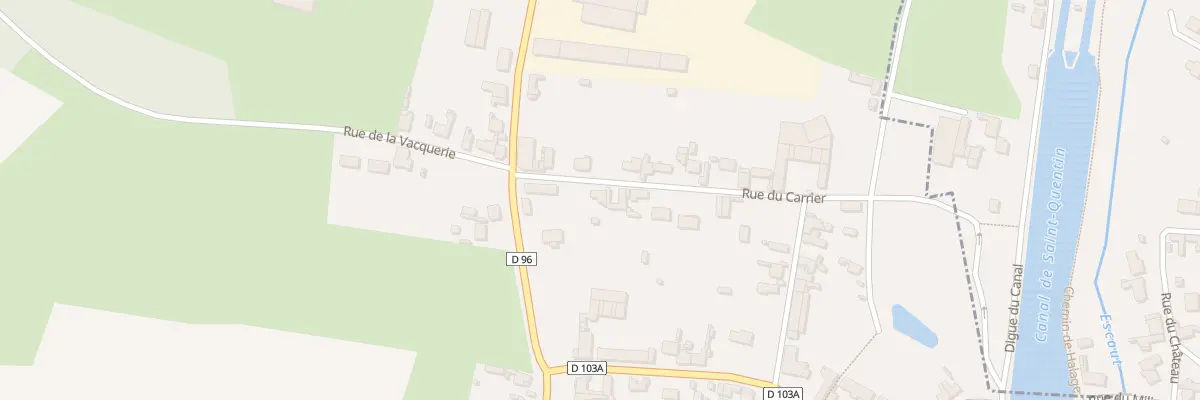 Plan du 301 Rue du Carrier à Banteux