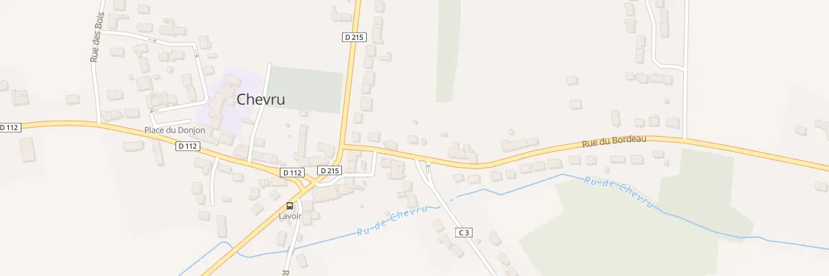 Plan du 1 Rue du Bordeau à Chevru