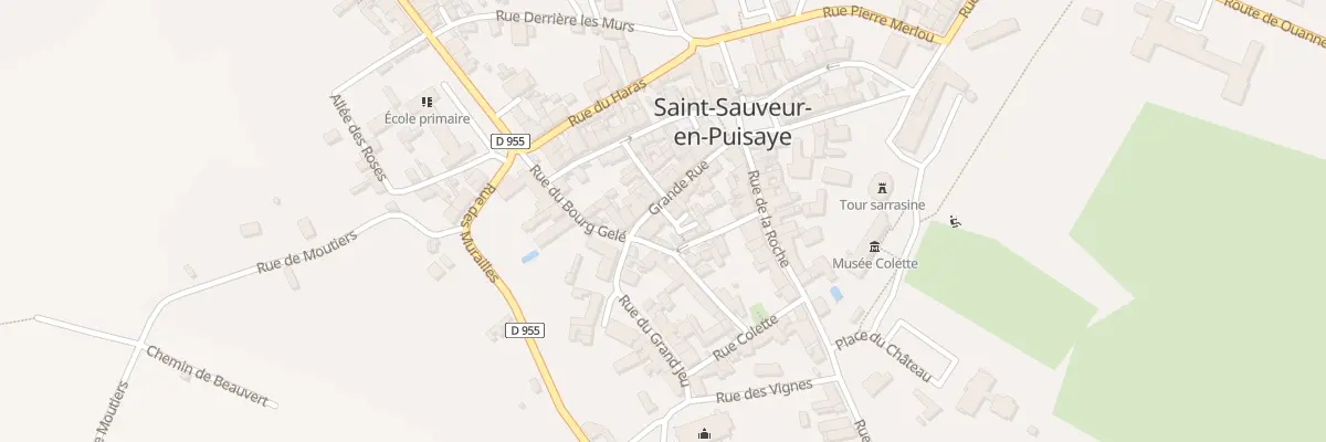 Plan du 4 Gr Grande Rue à Saint-Sauveur-en-Puisaye