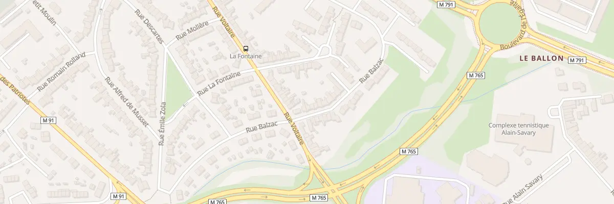 Plan du 31 Rue Balzac à Wattrelos